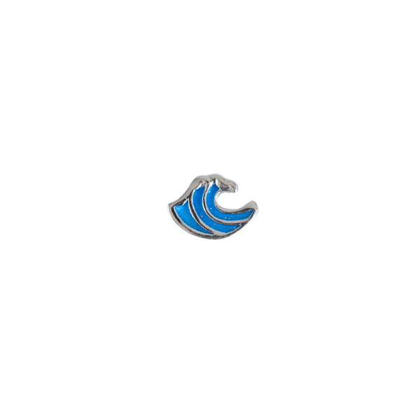 Stow - Ocean Wave Silver & Enamel