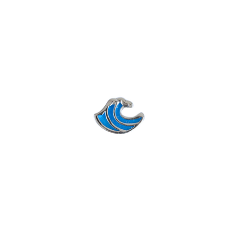 Stow - Ocean Wave Silver & Enamel