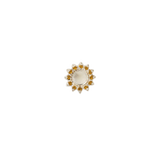 Stow - Sun CZ Silver Charm