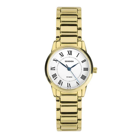 Sekonda = Beaumont white Dial 28mm