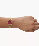 Skagen - Signature Lille Two-Hand Gold Stainless Steel Mesh Watch