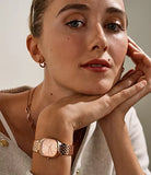 Skagen - Mellem Lille Three-Hand Rose Gold Stainless Steel Watch