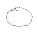 Stolen Girlfriends Club - Single Heart Bracelet Silver