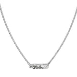 Stolen Girlfriends Club - Scripted Pin Necklace Silver