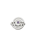 Meadowlark - Spiral Ring Set SS Amethyst