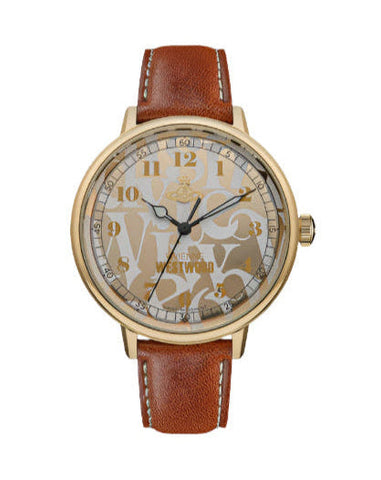 Vivienne Westwood - Cavendish Brown Leather Strap