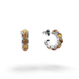 Stolen Girlfriends Club - Halo Cluster Earrings Citrine