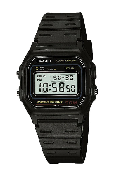 Casio - Digital Black Resin Band