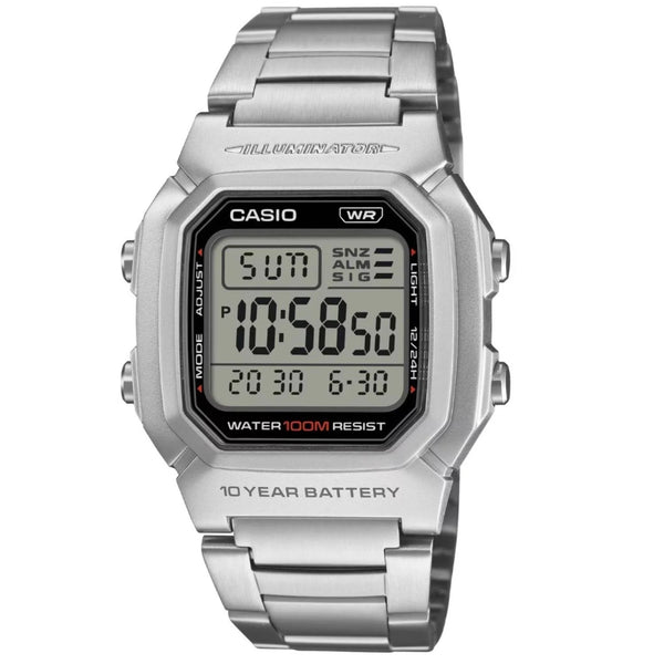 CASIO: Unisex Wristwatch Steel Chrono Alarm Vintage Sub 100mt