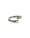 Meadowlark - Wave Ring Set Sterling Silver Peridot