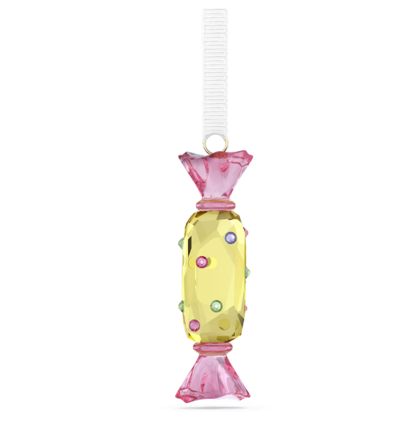 Swarovski - Holiday Cheers Dulcis Ornament Candy Yellow