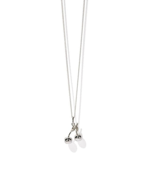 Meadowlark - Cherry Charm Necklace Sterling Silver
