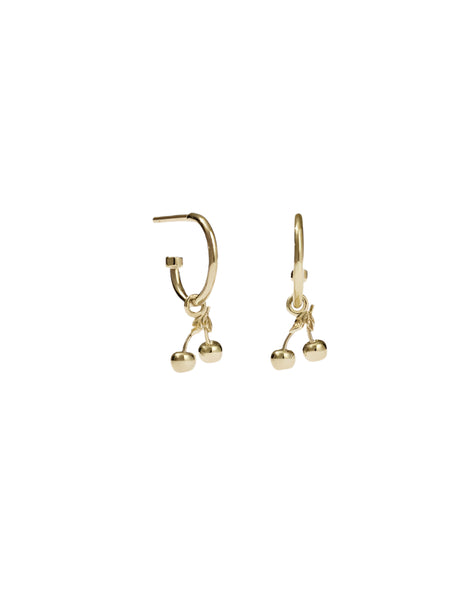 Meadowlark - Cherry Signature Hoops Gold Plated