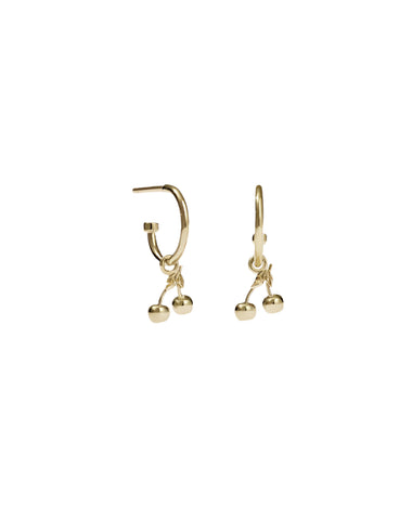 Meadowlark - Cherry Signature Hoops Gold Plated