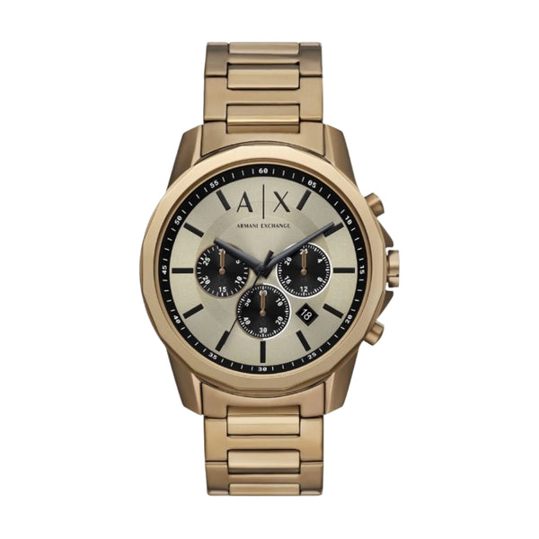 Armani Exchange - Chronograph Bronze Gold-Tone Stainless Steel Watch