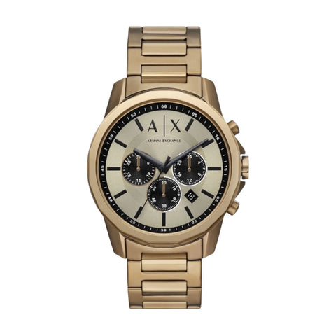 Armani Exchange - Chronograph Bronze Gold-Tone Stainless Steel Watch