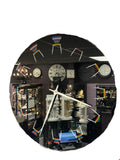 Nextime - Black Glass Clock