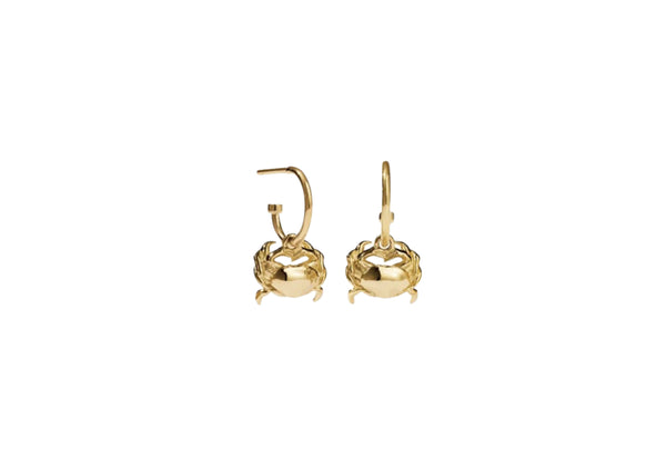 Meadowlark - Crab Signature Hoops Gold Plated
