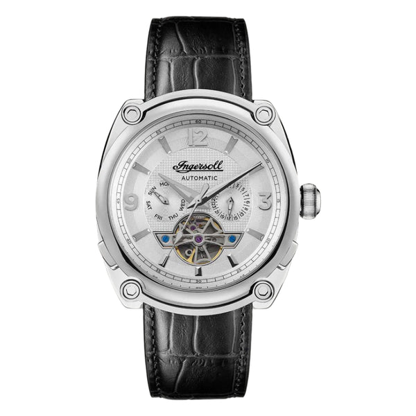 Ingersoll - The Michigan Automatic Silver & Black Watch