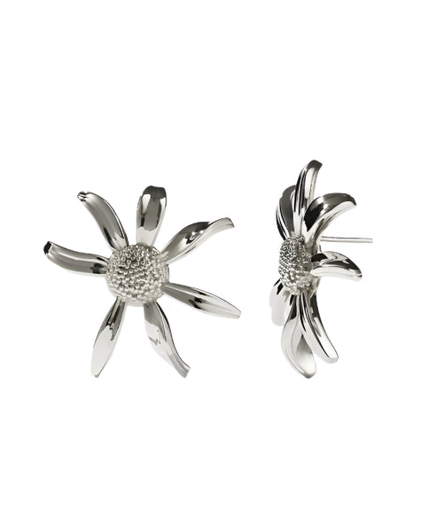 Meadowlark - Daisy Earrings Large Sterling Silver