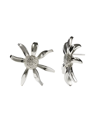 Meadowlark - Daisy Earrings Large Sterling Silver