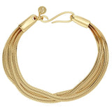 Edblad - Triple Herringbone Bracelet Gold