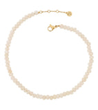 Edblad - Summer Beads Anklet White & Gold