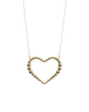 Meadowlark - Fizzy Heart Necklace Large GP