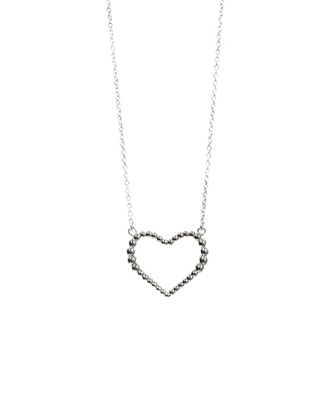 Meadowlark - Fizzy Heart Necklace Medium SS