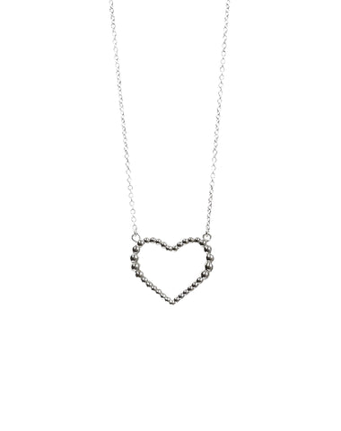 Meadowlark - Fizzy Heart Necklace Medium SS