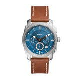 Fossil - Machine Chronograph Brown Leather Watch