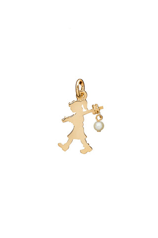 Karen Walker - Girl with a Pearl Charm Gold
