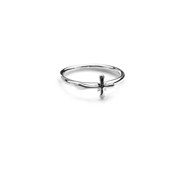 Stolen Girlfriends Club - Micro Gothic Cross Ring