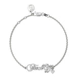 Stolen Girlfriends Club - F*ck Off Script Bracelet Silver