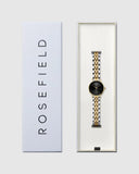 Rosefield - Small Edit Black Gold Silver Duotone Bracelet Watch