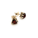 Stolen Girlfriends Club - Talon Studs Garnet - Gold Plate
