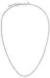 Rosefield Jewellery - Flat Curb Necklace Silver