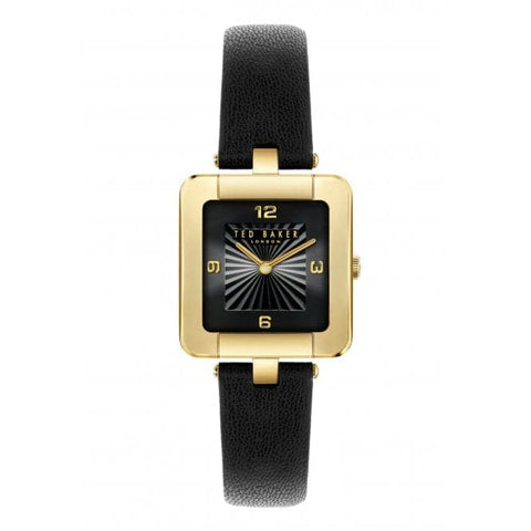 Ted Baker - Mayse Gold Black Vegan Leather