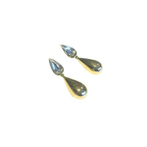 Lindi Kingi - Love Drop Earrings Gold Drop