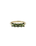Meadowlark - Agnes Ring 9ct Yellow Gold, Green Sapphire