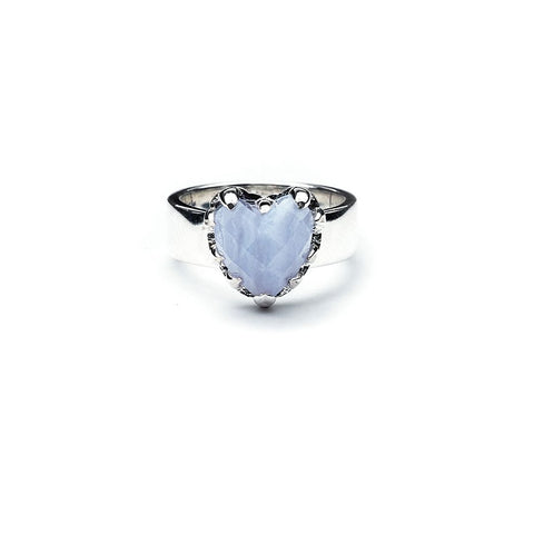 Stolen Girlfriends Club - Love Claw Ring Blue Agate