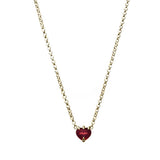 Stolen Girlfriends Club - Talon Necklace Garnet - Gold Plated