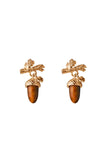 Karen Walker - Karen Walker Acorn and Leaf Studs Gold