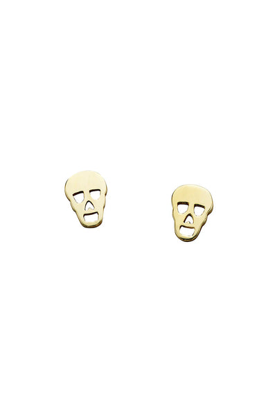 Karen Walker - Mini Skull Studs Gold
