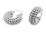 Rosefield Jewellery - Bubble Hoops Silver