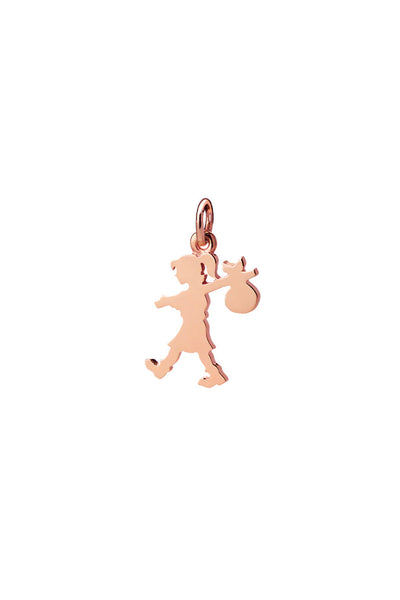 Karen Walker - Runaway Girl Charm 9ct Rose Gold