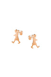 Karen Walker - Runaway Girl Studs Rose Gold