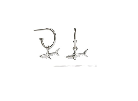Meadowlark - Shark Signature Hoops Sterling Silver