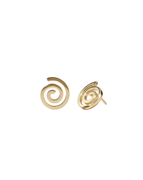 Meadowlark - Spiral Studs Gold Plated