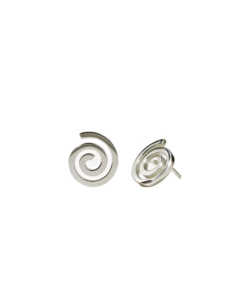 Meadowlark - Spiral Studs Sterling Silver